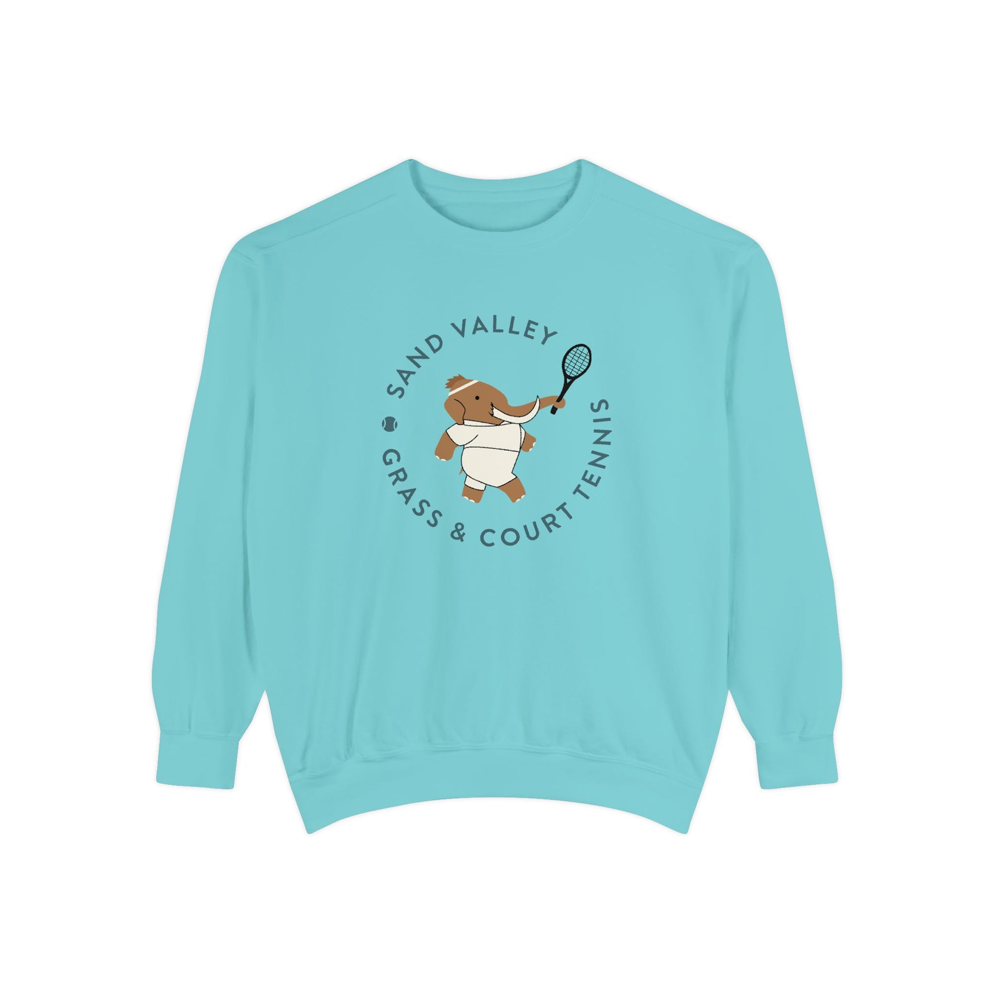 Grass and Court Unisex Garment-Dyed Sweatshirt