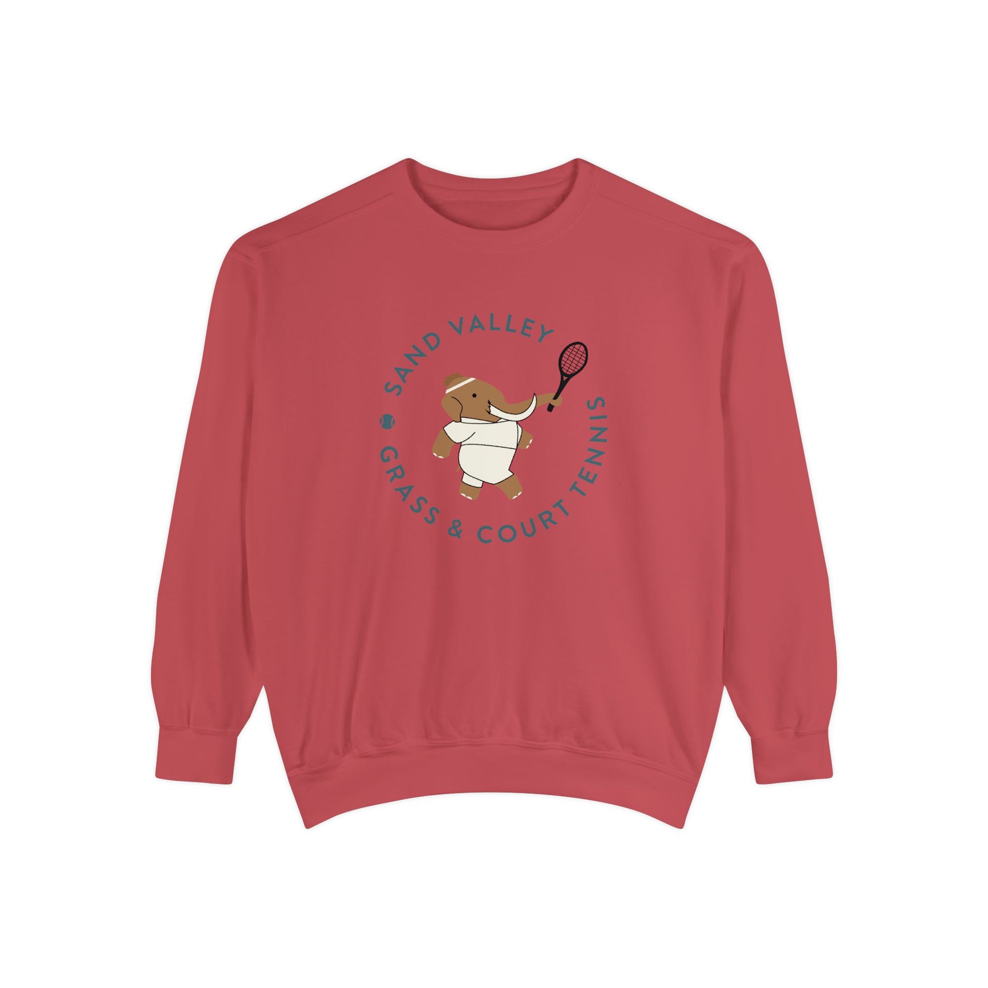 Grass and Court Unisex Garment-Dyed Sweatshirt