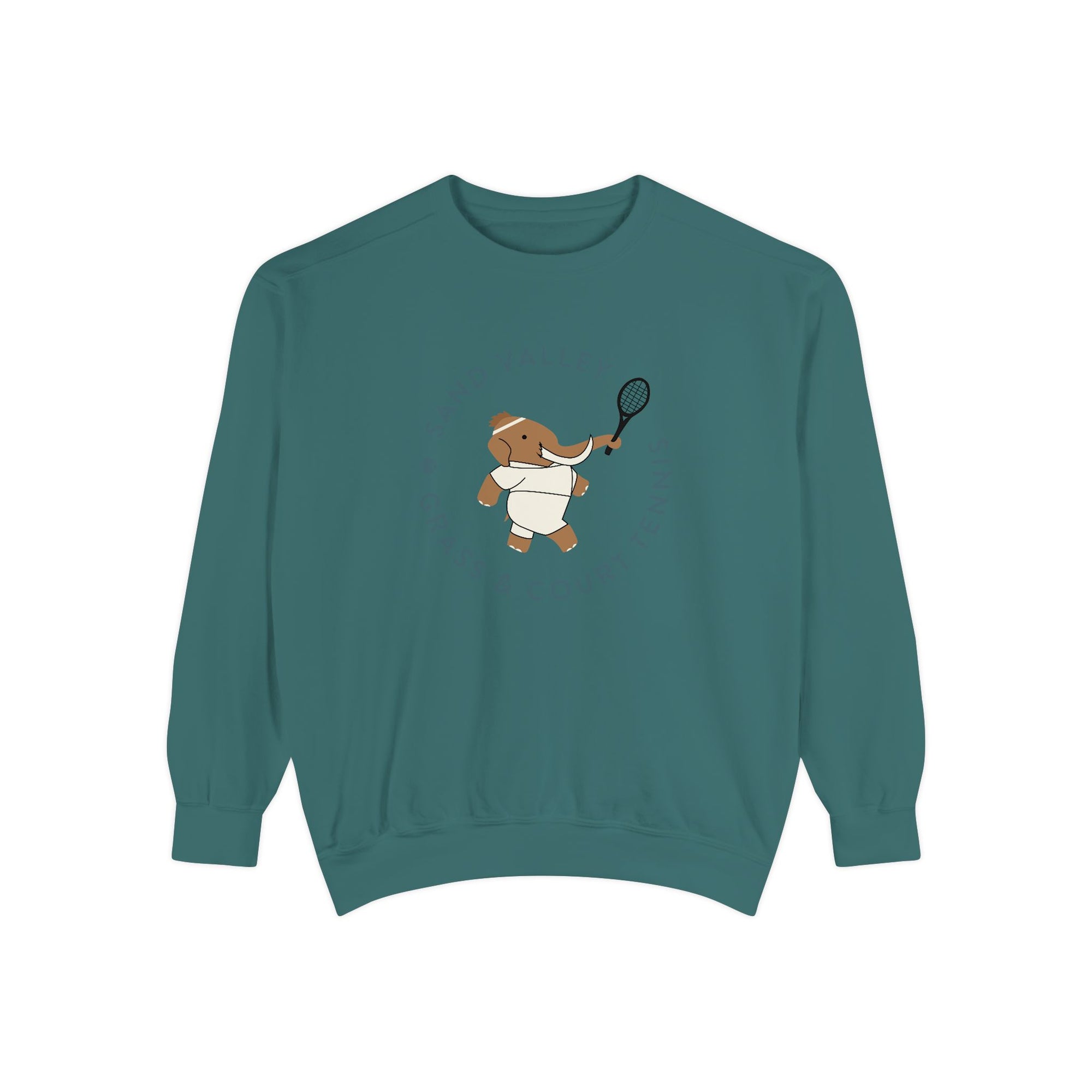 Grass and Court Unisex Garment-Dyed Sweatshirt