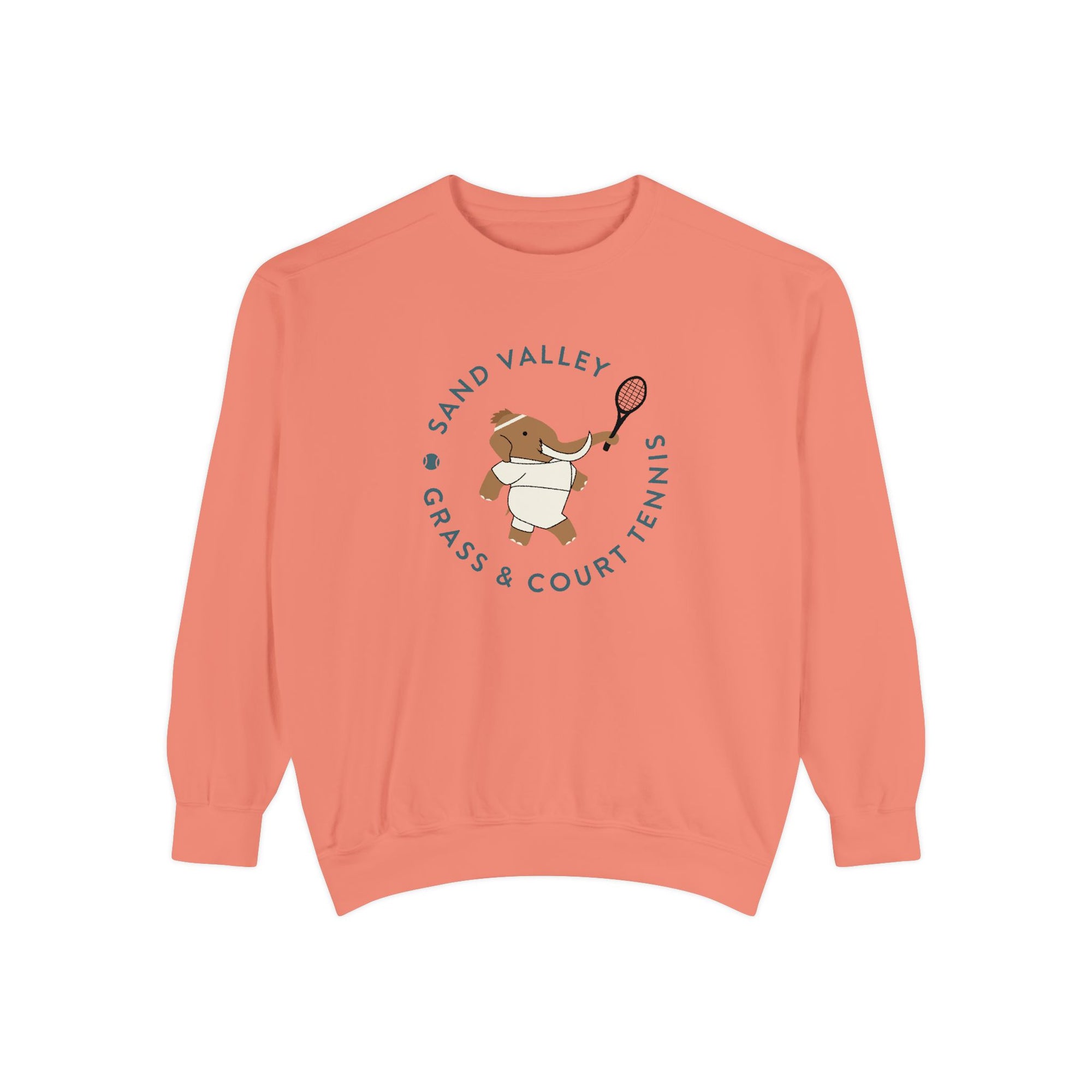 Grass and Court Unisex Garment-Dyed Sweatshirt