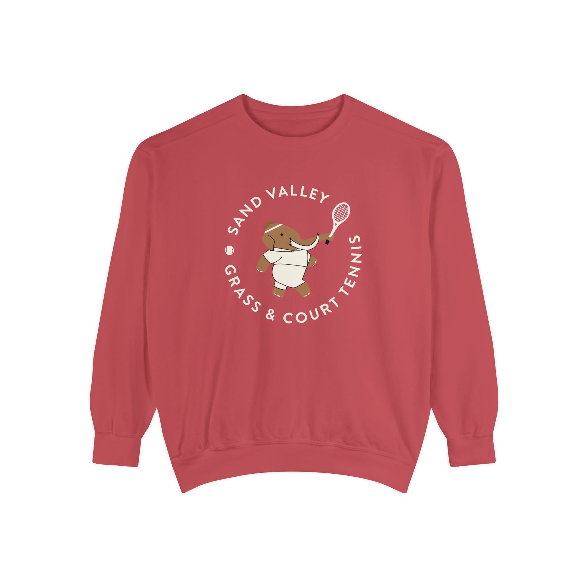 Grass and Court Unisex Garment-Dyed Sweatshirt